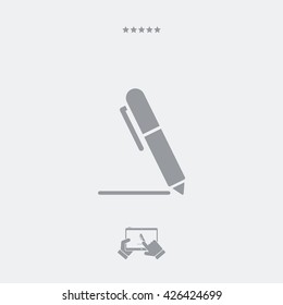 Pen - Flat vector icon