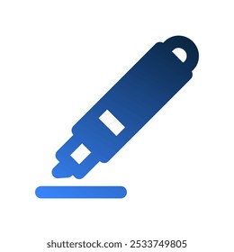 Pen gradient fill icons. office symbol with a stylish and modern design.