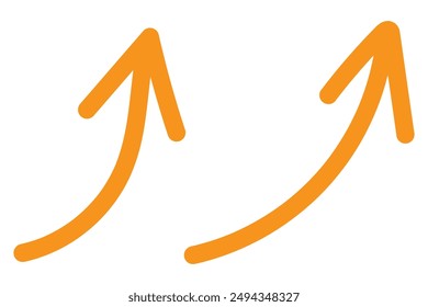 Stift handgezeichnete Pfeile set_ schwarz