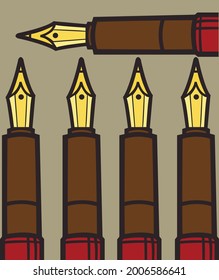 The pen has been used since centuries ago, becoming a writing instrument that cannot be separated from human civilization to write everything.