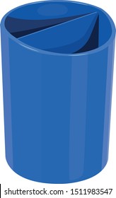 pen holder empty vector illustration isolated
