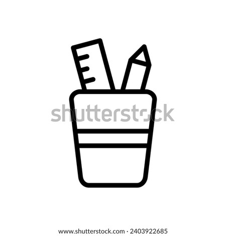  Pen Holder icon design template