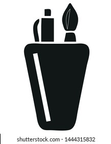 
Pen Holder Icon vector symbol icon
