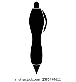 
Pen icon in black, isolated