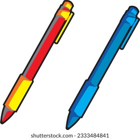 pen icon in blue and white