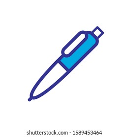 pen icon color style design
