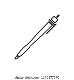 Pen Icon, Creative Design Vector Art Illustration