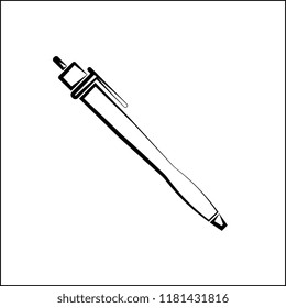 Pen Icon, Creative Design Vector Art Illustration
