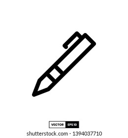 Pen icon, design inspiration vector template for education web design or mobile app