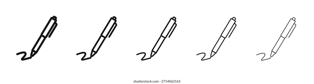 Pen icon design, logo, app, UI. Vector illustration, EPS