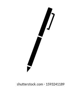Pen icon design. Pen icon in modern flat style design. Vector illustration.