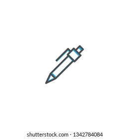 Pen icon design. Stationery icon vector illustration