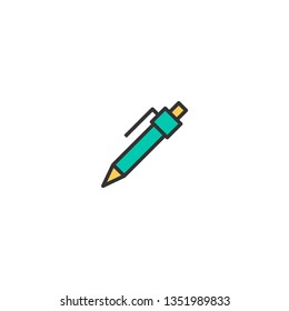 Pen icon design. Stationery icon vector illustration