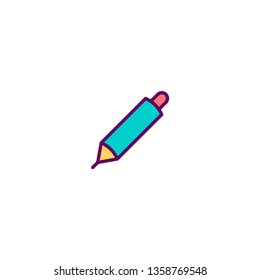 Pen icon design. Stationery icon vector illustration