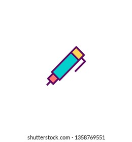 Pen icon design. Stationery icon vector illustration
