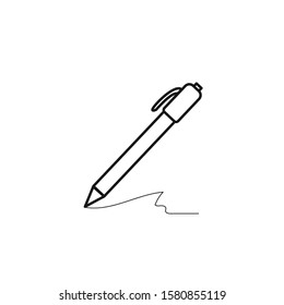 Pen icon design template EPS 10