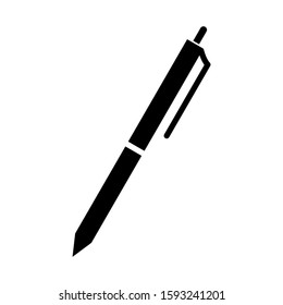 Pen icon design. Pen icon in trendy flat style design. Vector illustration.