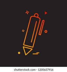 Pen icon design vector