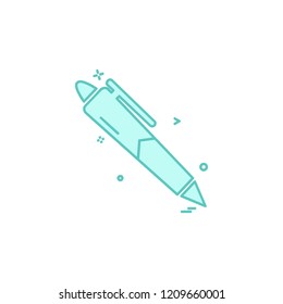 Pen icon design vector