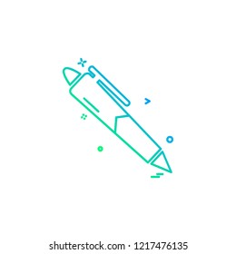 Pen icon design vector