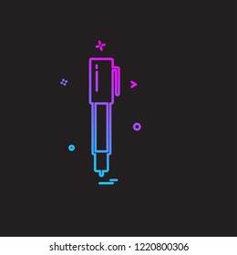 Pen icon design vector 
