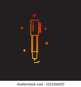 Pen icon design vector 