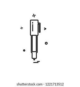 Pen icon design vector 