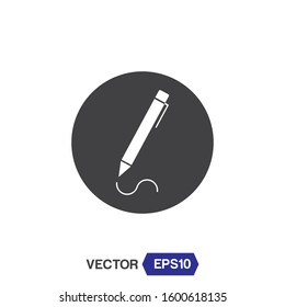 Pen Icon Design Vector Illustration
