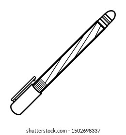 pen icon design vector template