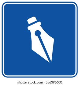 Pen icon design,clean vector