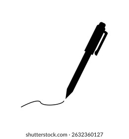 Stift-Symbol, Doodle, handgezeichnet 