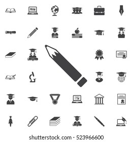 Pen Icon. Education set of icons