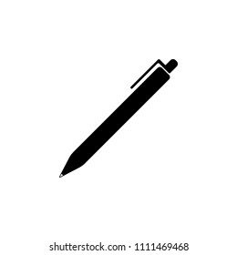 a pen icon. Element of education icon for mobile concept and web apps. Detailed a pen icon can be used for web and mobile. Premium icon on white background