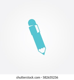 pen icon element logo education