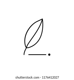 pen icon. Element of school icon for mobile concept and web apps. Thin line pen icon can be used for web and mobile