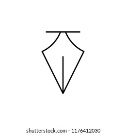 a pen icon. Element of school icon for mobile concept and web apps. Thin line a pen icon can be used for web and mobile