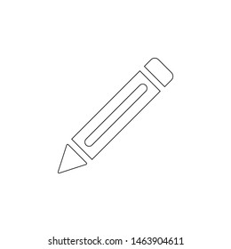 a pen icon. Element of web for mobile concept and web apps icon. Outline, thin line icon for website design and development, app development
