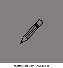pen icon flat design