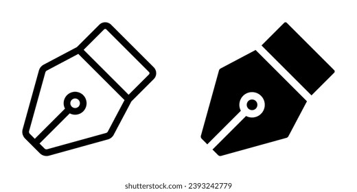 Pen icon. flat design vector illustration for web and mobile