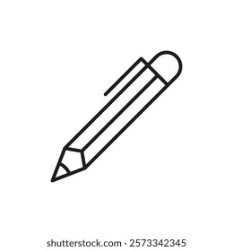 Pen icon Flat fill set collection