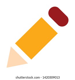 pen icon. flat illustration of pen vector icon for web
