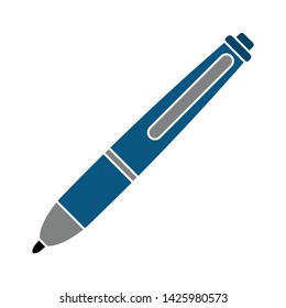 pen icon. flat illustration of pen vector icon for web