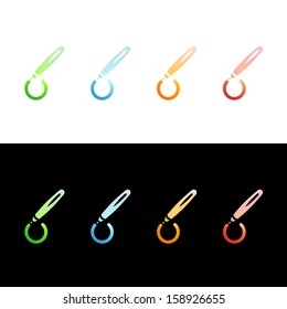 Pen Icon. Glossy Icon Collection