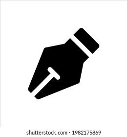 Pen icon with glyph style