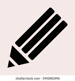 Icono de lápiz para proyectos de diseño gráfico
