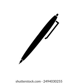 Pen icon illustrated on background