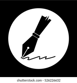 pen icon illustration design