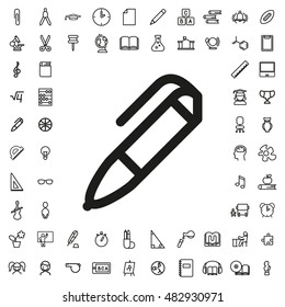 Pen icon illustration isolated vector sign symbol