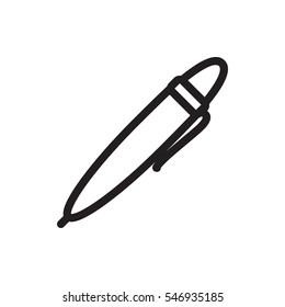 pen icon illustration isolated vector sign symbol