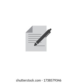 Pen-Icon-Darstellung Vektordesign